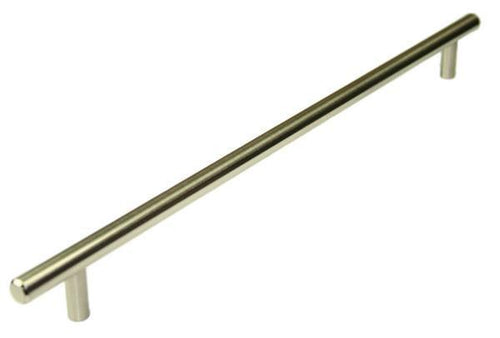 T Bar Handle Length 402mm (Hole Centres 342mm) Brushed Nickel